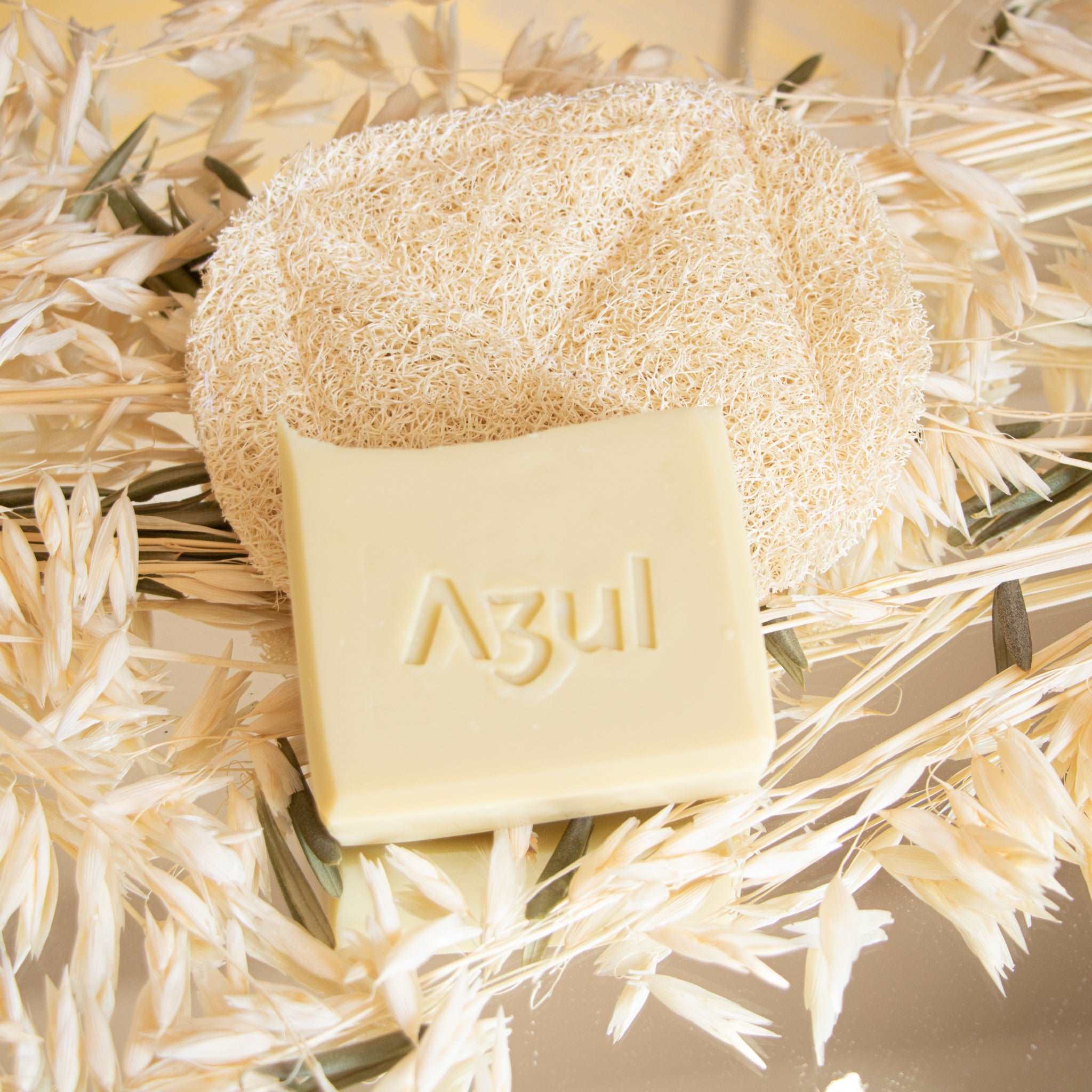 Porte-savon en luffa - Azul Cosmétique